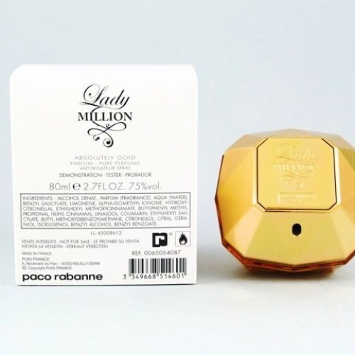 Obrázok Paco Rabanne Lady Million Absolutely Gold Parfum 80ml TESTER