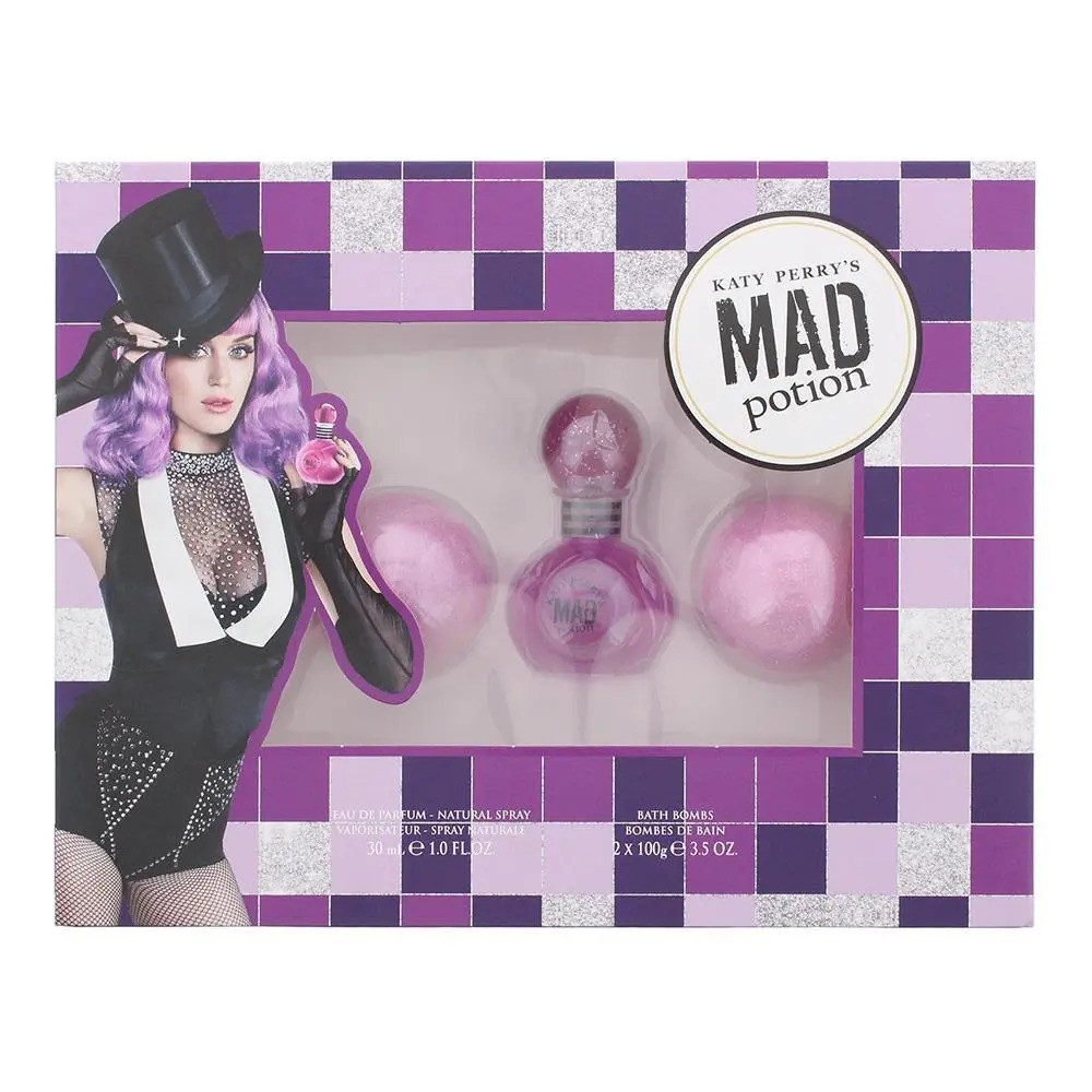 Obrázok Katy Perry Katy Perry´s Mad Potion darčeková kazeta pre ženy parfumovaná voda 30 ml + šumivá bomba do kúpeľa 2 x 100 g