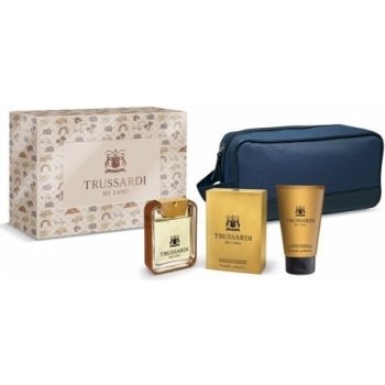 Obrázok Trussardi My Land darčeková sada I. toaletná voda 100 ml + sprchový gel 100 ml + kozmetická taška 