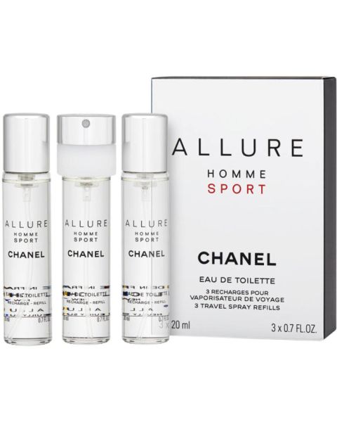 Chanel Allure Homme Sport Eau de Toilette 3x20 ml Refill