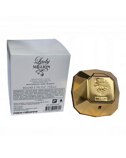 Paco Rabanne Lady Million Absolutely Gold Parfum 80 ml tester