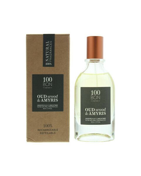 100BON Oud Wood & Amyris Eau de Parfum Concentrate 50 ml Refillable