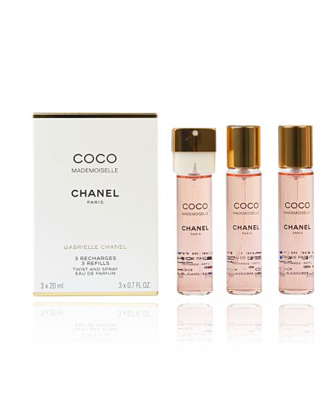 Chanel Coco Mademoiselle Eau de Parfum 3 x 20 ml refill