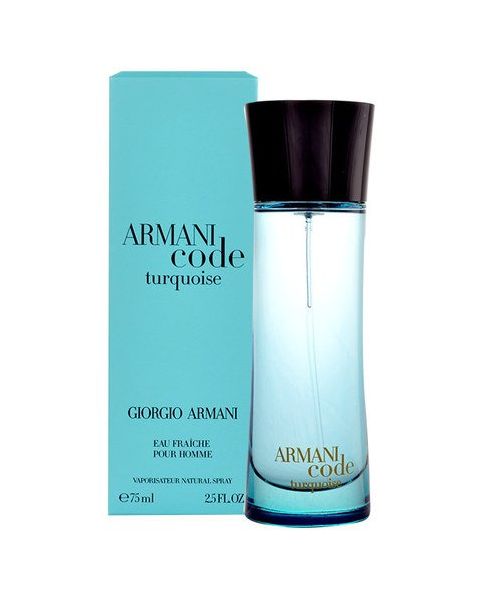 Armani Code Turquoise for Men Eau Fraiche 75 ml mierne poškodená krabica